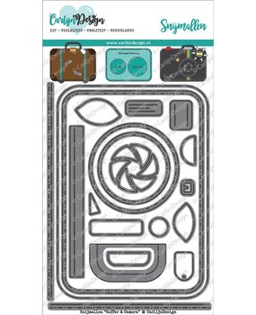 Carlijn Design Snijmal Koffer & Camera (CDSN-0017)