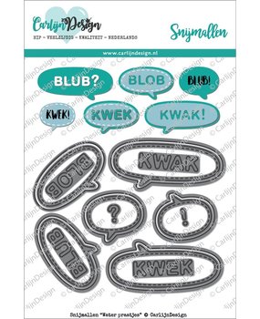 Carlijn Design Snijmal Water Praatjes (CDSN-0018) Carlijn Design Snijmal Water Praatjes (CDSN-0018)