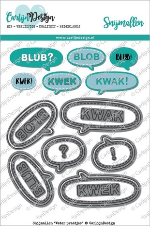 Carlijn Design Snijmal Water Praatjes (CDSN-0018) Carlijn Design Snijmal Water Praatjes (CDSN-0018)