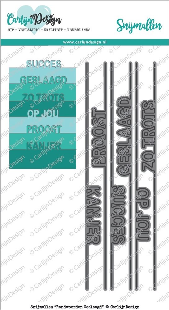 Carlijn Design Snijmal Randwoorden Geslaagd (CDSN-0020) Carlijn Design Snijmal Randwoorden Geslaagd (CDSN-0020)