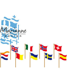 Marianne Design Creatable Flags (LR0603) Marianne Design Creatable Flags (LR0603)