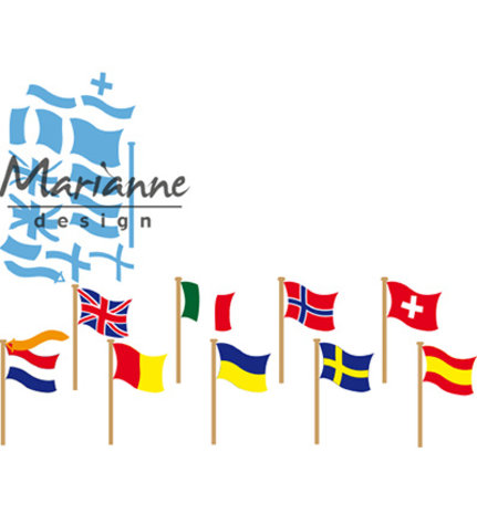 Marianne Design Creatable Flags (LR0603) Marianne Design Creatable Flags (LR0603)