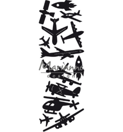 Marianne Design Craftable Punch Die Aviation (CR1471)