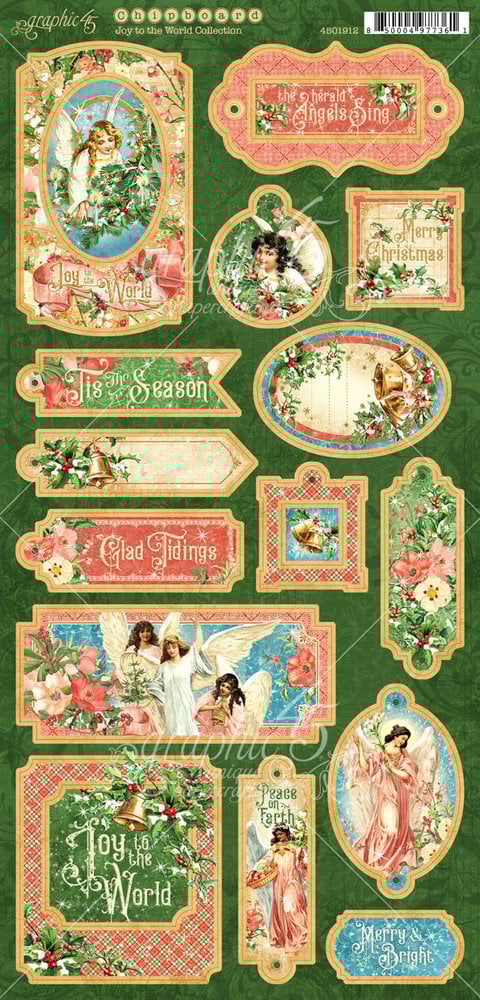 Graphic 45 Joy to the World Chipboard (4501912)