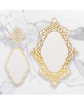 Couture Creations Quartet Frames Cut, Foil & Emboss Die (CO726757) Couture Creations Quartet Frames Cut, Foil & Emboss Die (CO726757)