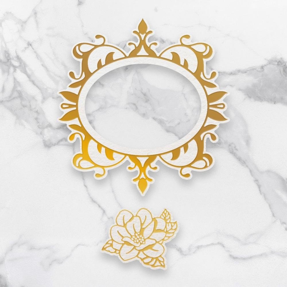 Couture Creations Magnolia Frames Cut, Foil & Emboss Die (CO726759) Couture Creations Magnolia Frames Cut, Foil & Emboss Die (CO726759)