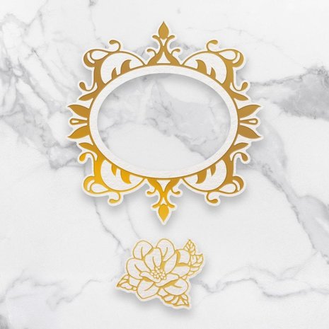 Couture Creations Magnolia Frames Cut, Foil & Emboss Die (CO726759) Couture Creations Magnolia Frames Cut, Foil & Emboss Die (CO726759)