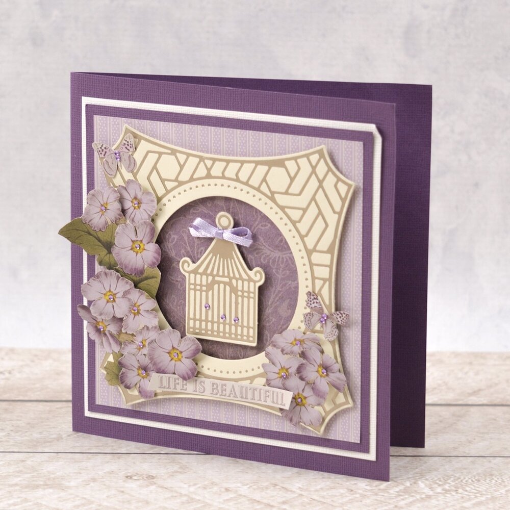 Couture Creations Caged Frame Set Cut, Foil & Emboss Die (CO726761) Couture Creations Caged Frame Set Cut, Foil & Emboss Die (CO726761)