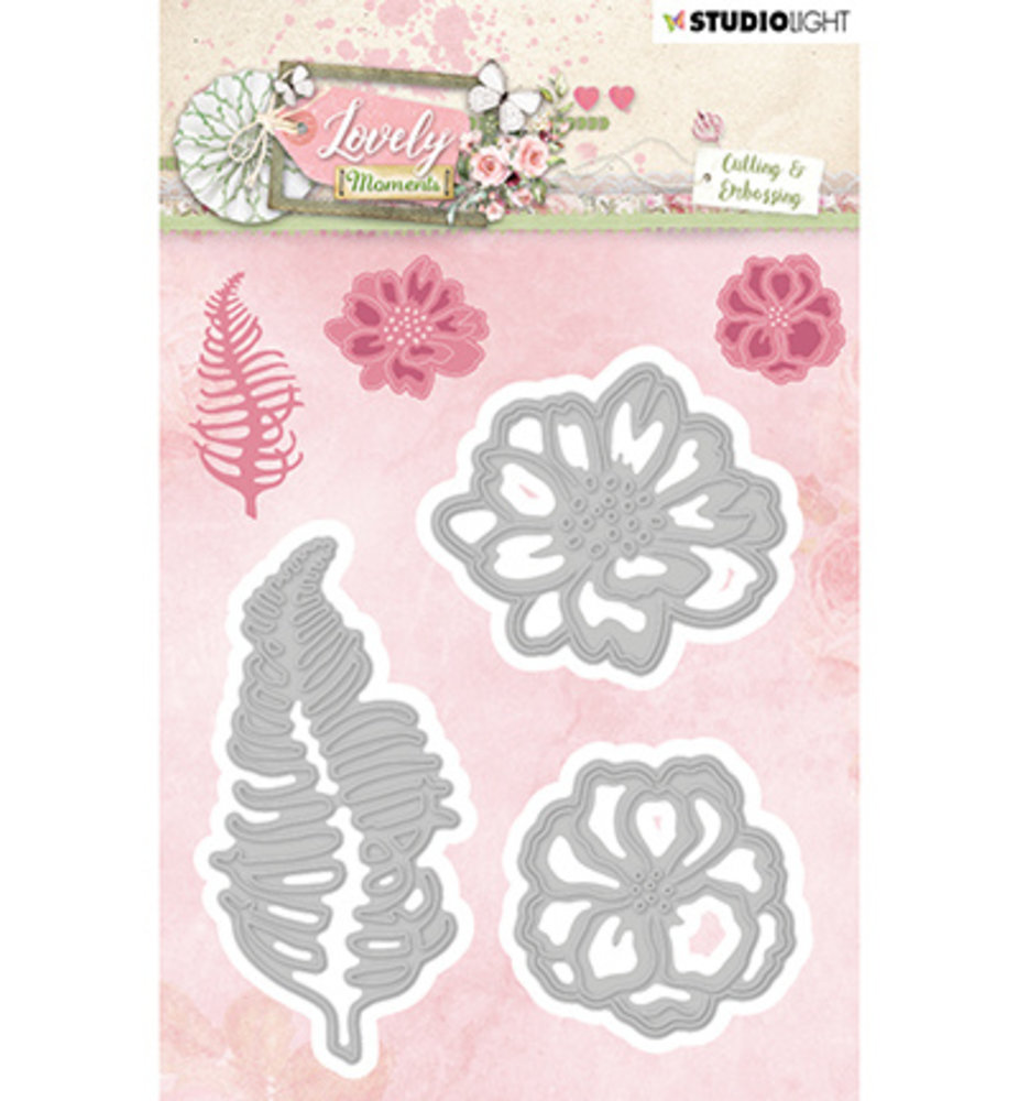 Studio Light Lovely Moments Snij- & Embossing Mal (STENCILLM210) Studio Light Lovely Moments Snij- & Embossing Mal (STENCILLM210)