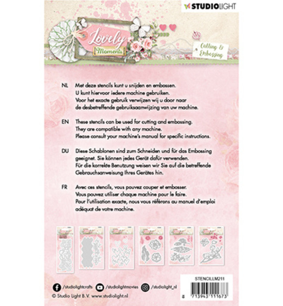 Studio Light Lovely Moments Snij- & Embossing Mal (STENCILLM211)