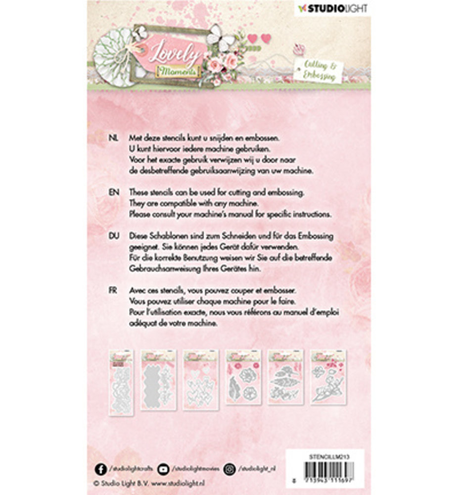 Studio Light Lovely Moments Snij- & Embossing Mal (STENCILLM213)