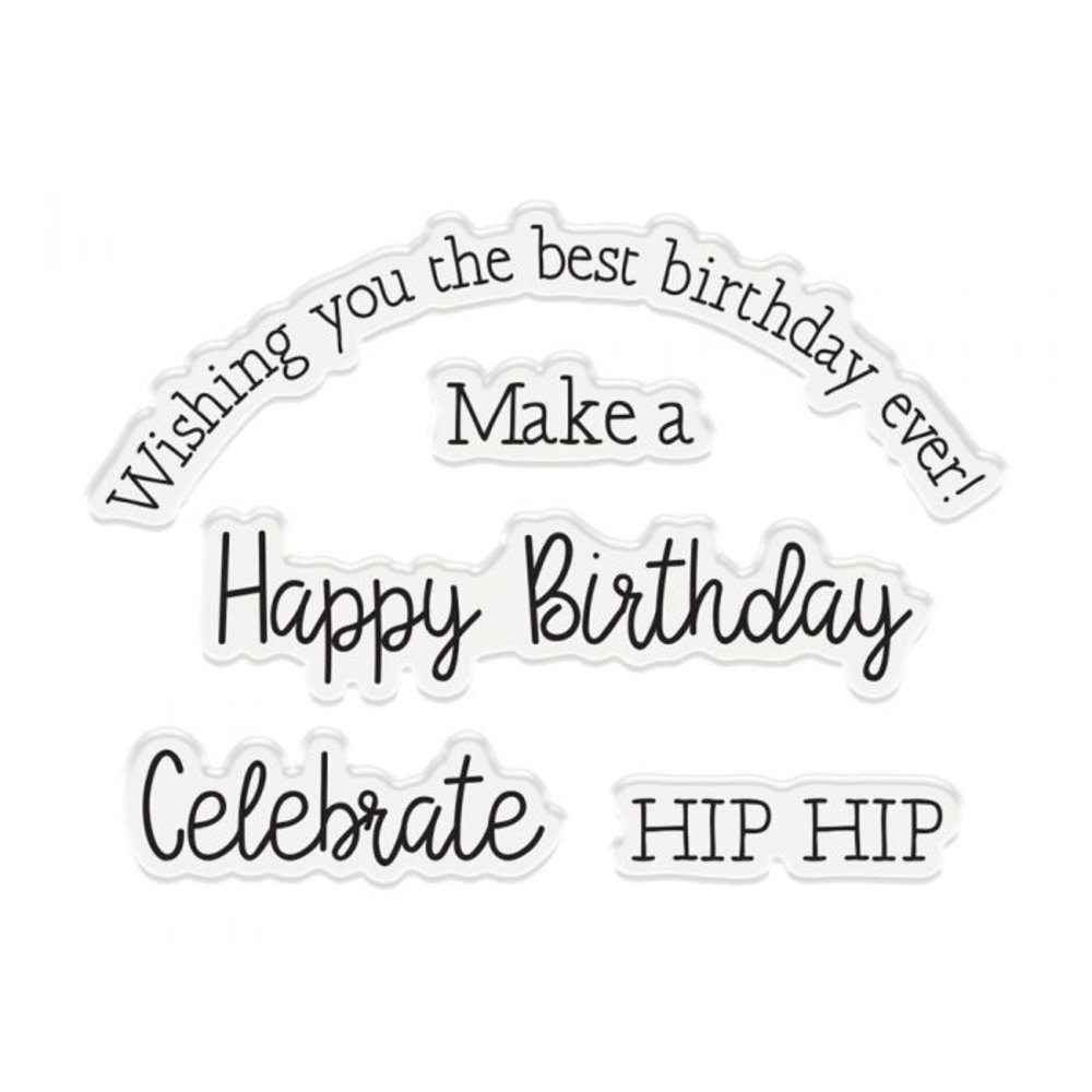 Gemini Hip Hip Hooray Stamp & Die (GEM-STD-HIP)