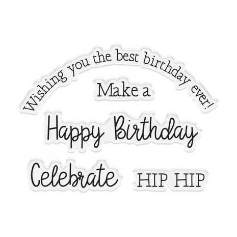 Gemini Hip Hip Hooray Stamp & Die (GEM-STD-HIP)