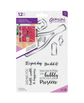 Gemini Prosecco Celebration Stamp & Die (GEM-STD-PRCE)