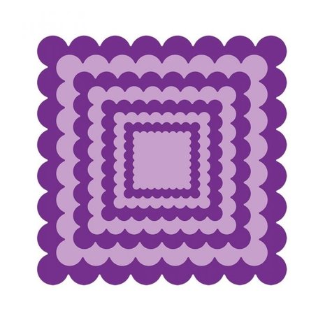 Gemini Scalloped Edge Square Papercraft Die (GEM-MD-ELE-SCSQ) Gemini Scalloped Edge Square Papercraft Die (GEM-MD-ELE-SCSQ)