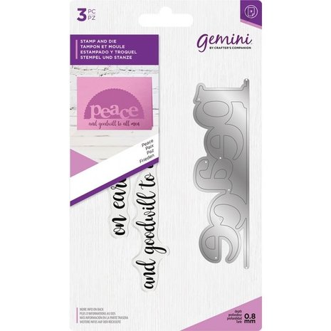 Gemini Peace Stamp & Die (GEM-STD-PEA) Gemini Peace Stamp & Die (GEM-STD-PEA)