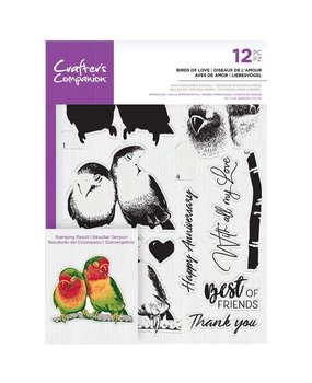 Crafter's Companion Birds of Love Clear Stamps (CC-STP-BIRD)