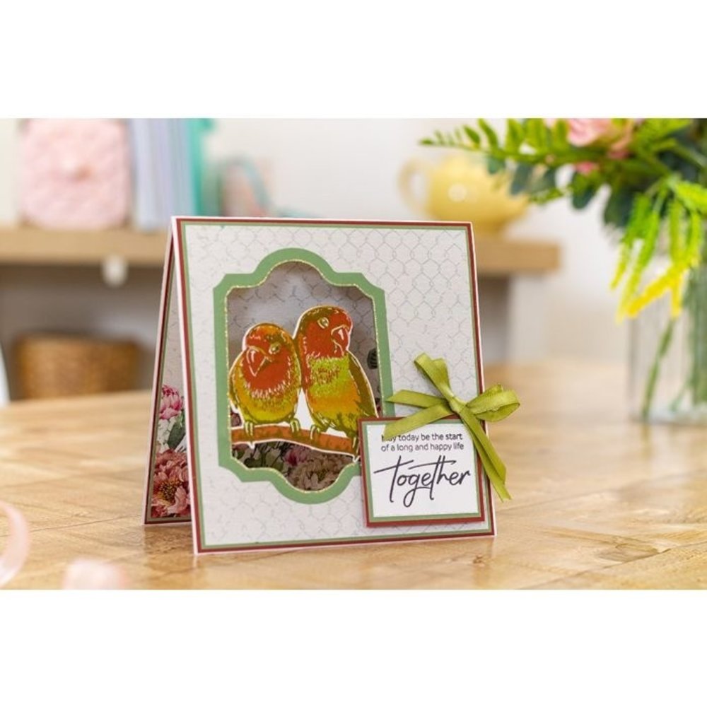 Crafter's Companion Birds of Love Clear Stamps (CC-STP-BIRD)