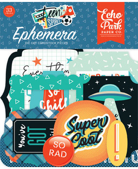 Echo Park Teen Spirit Boy Ephemera (TSB185024) Echo Park Teen Spirit Boy Ephemera (TSB185024)