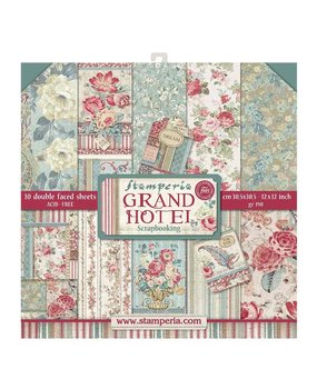 Stamperia Grand Hotel 12x12 Inch Paper Pack (SBBL57)