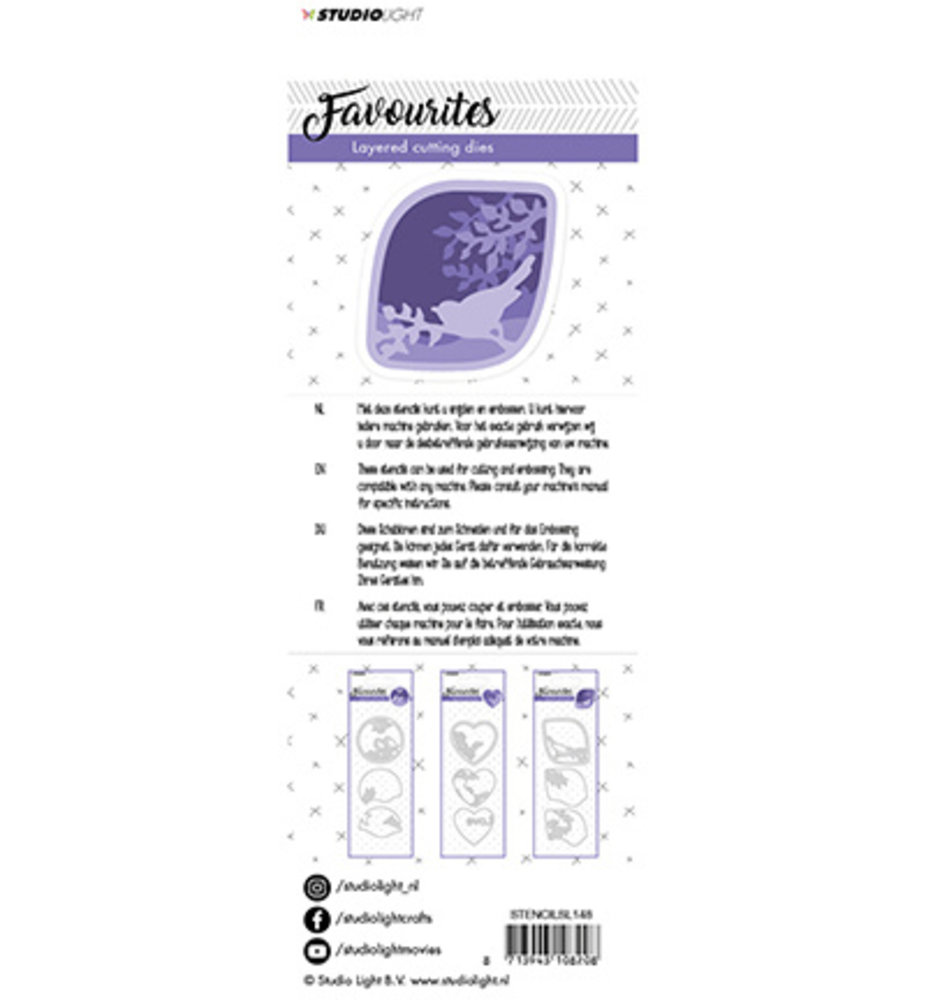 Studio Light Favourites Cutting & Embossing (STENCILSL148) Studio Light Favourites Cutting & Embossing (STENCILSL148)