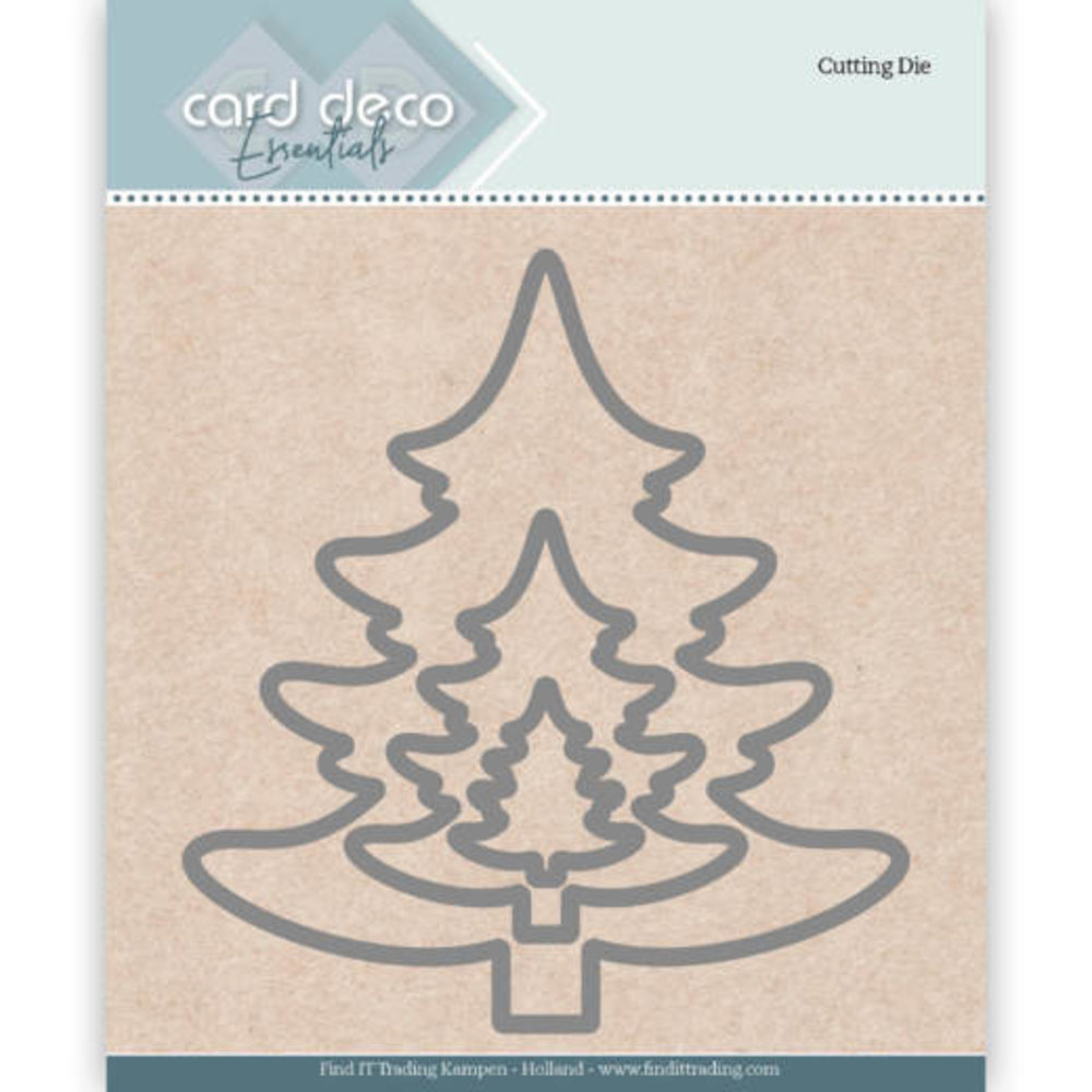 Card Deco Snijmal Christmas Tree (CDECD0026) Card Deco Snijmal Christmas Tree (CDECD0026)