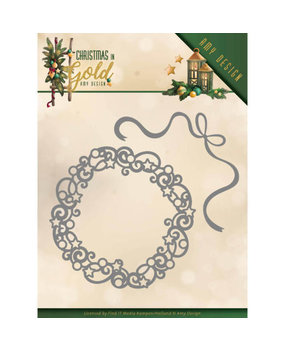 Amy Design Christmas in Gold Christmas Wreath Die (ADD10181) Amy Design Christmas in Gold Christmas Wreath Die (ADD10181)