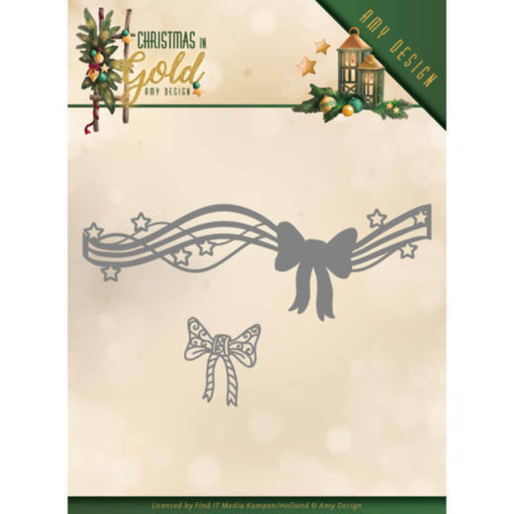 Amy Design Christmas in Gold Golden Bow Die (ADD10186) Amy Design Christmas in Gold Golden Bow Die (ADD10186)