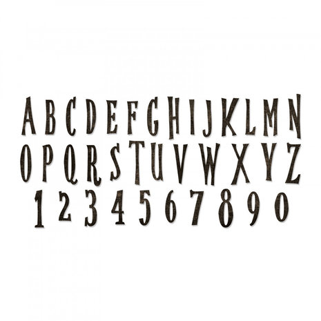 Sizzix Bigz XL Alterations Handmade Alphabet (664218) Sizzix Bigz XL Alterations Handmade Alphabet (664218)