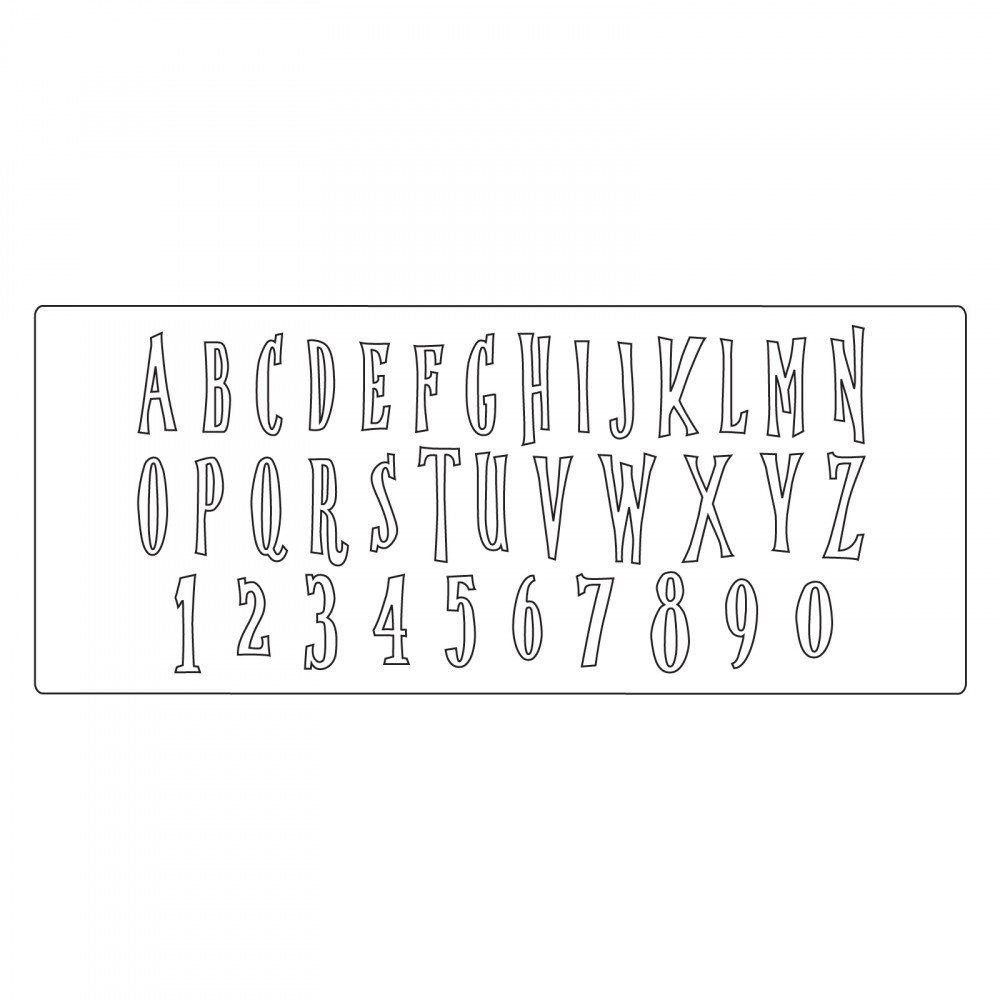 Sizzix Bigz XL Alterations Handmade Alphabet (664218) Sizzix Bigz XL Alterations Handmade Alphabet (664218)