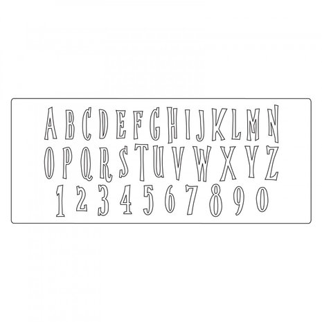 Sizzix Bigz XL Alterations Handmade Alphabet (664218) Sizzix Bigz XL Alterations Handmade Alphabet (664218)