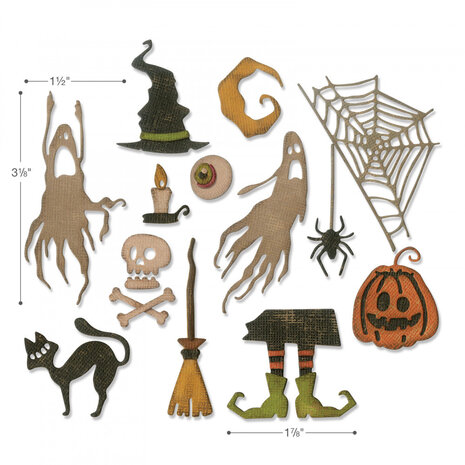 Sizzix Thinlits Alterations Frightful Things (664209) Sizzix Thinlits Alterations Frightful Things (664209)