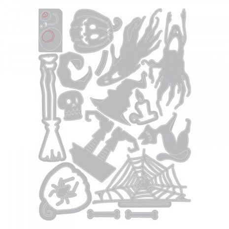 Sizzix Thinlits Alterations Frightful Things (664209) Sizzix Thinlits Alterations Frightful Things (664209)