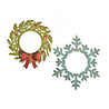 Sizzix Thinlits Alterations Wreath & Snowflake (664210) Sizzix Thinlits Alterations Wreath & Snowflake (664210)