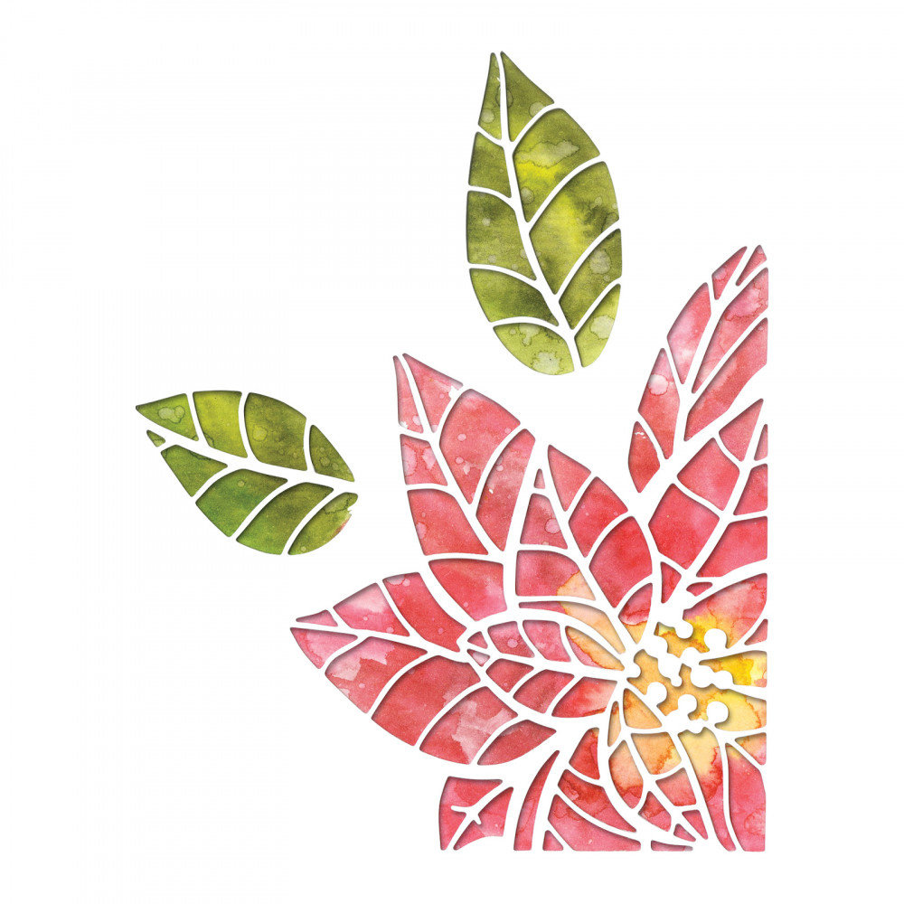 Sizzix Thinlits Alterations Poinsettia Pieces (664212)