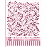 Stamperia Masking Stencil A5 Little Flowers Texture (KSD306)*