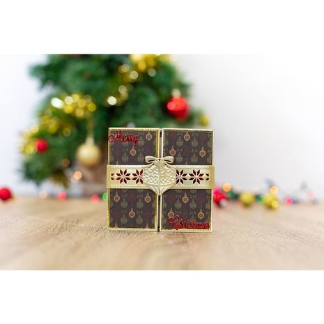 Gemini Festive Bauble Papercraft Die (GEM-MD-ELE-FEBA) Gemini Festive Bauble Papercraft Die (GEM-MD-ELE-FEBA)