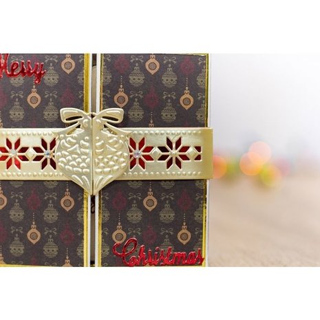 Gemini Festive Bauble Papercraft Die (GEM-MD-ELE-FEBA) Gemini Festive Bauble Papercraft Die (GEM-MD-ELE-FEBA)