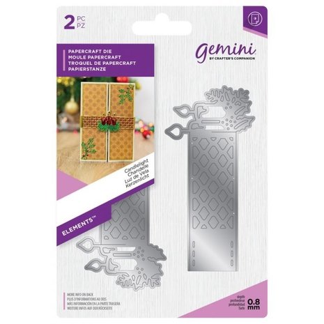 Gemini Candlelight Papercraft Die (GEM-MD-ELE-CAND)