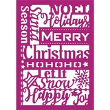 Gemini Christmas Greetings Papercraft Die (GEM-MD-CAD-CGRE-A6)