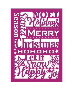 Gemini Christmas Greetings Papercraft Die (GEM-MD-CAD-CGRE-A6) Gemini Christmas Greetings Papercraft Die (GEM-MD-CAD-CGRE-A6)