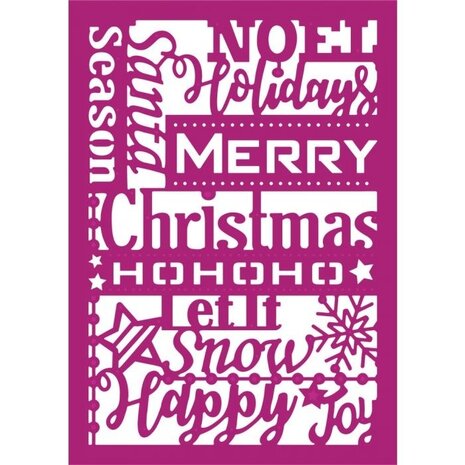 Gemini Christmas Greetings Papercraft Die (GEM-MD-CAD-CGRE-A6) Gemini Christmas Greetings Papercraft Die (GEM-MD-CAD-CGRE-A6)