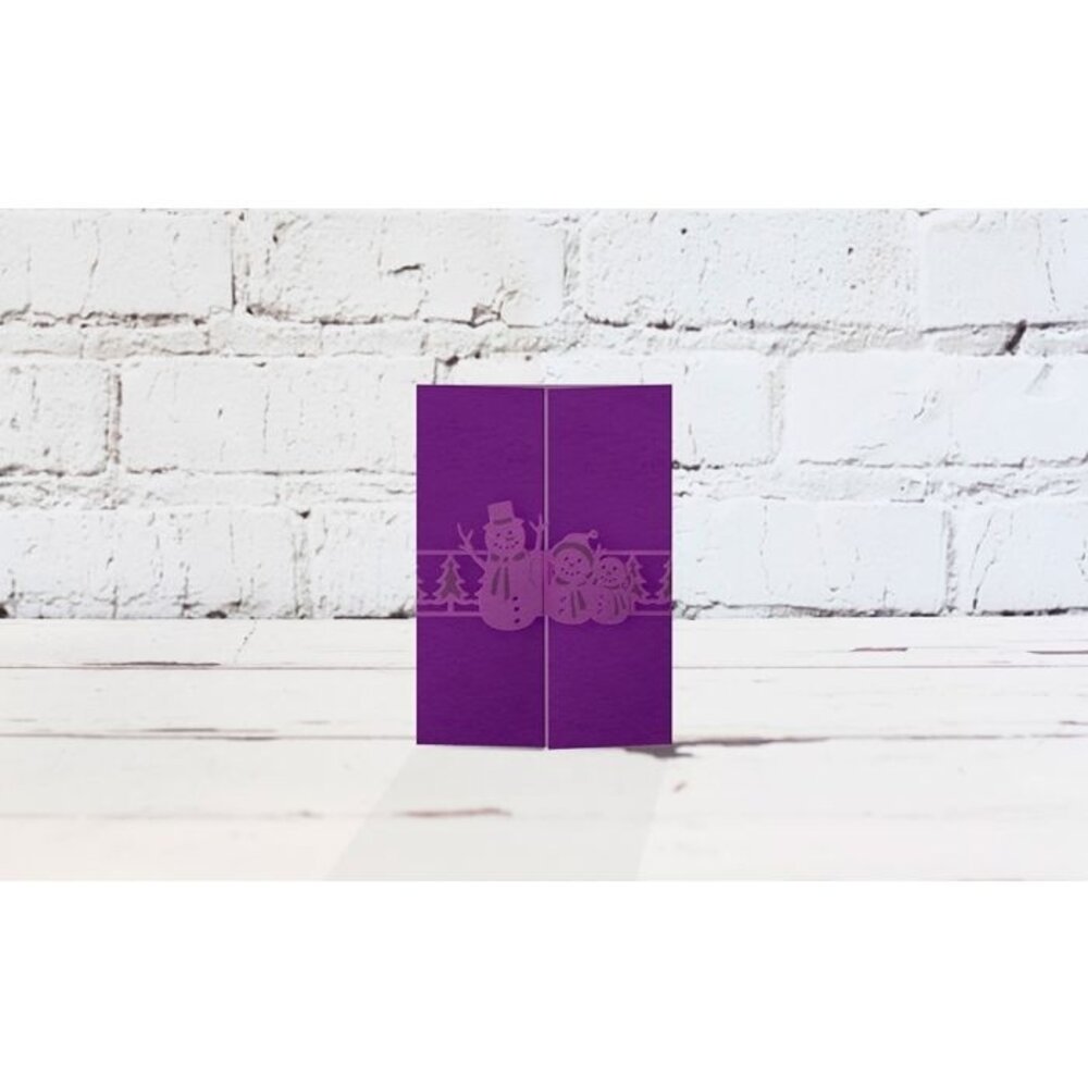 Gemini Snow Family Papercraft Die (GEM-MD-ELE-SNFA) Gemini Snow Family Papercraft Die (GEM-MD-ELE-SNFA)