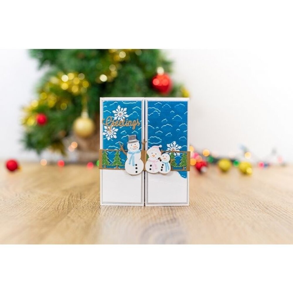 Gemini Snow Family Papercraft Die (GEM-MD-ELE-SNFA) Gemini Snow Family Papercraft Die (GEM-MD-ELE-SNFA)