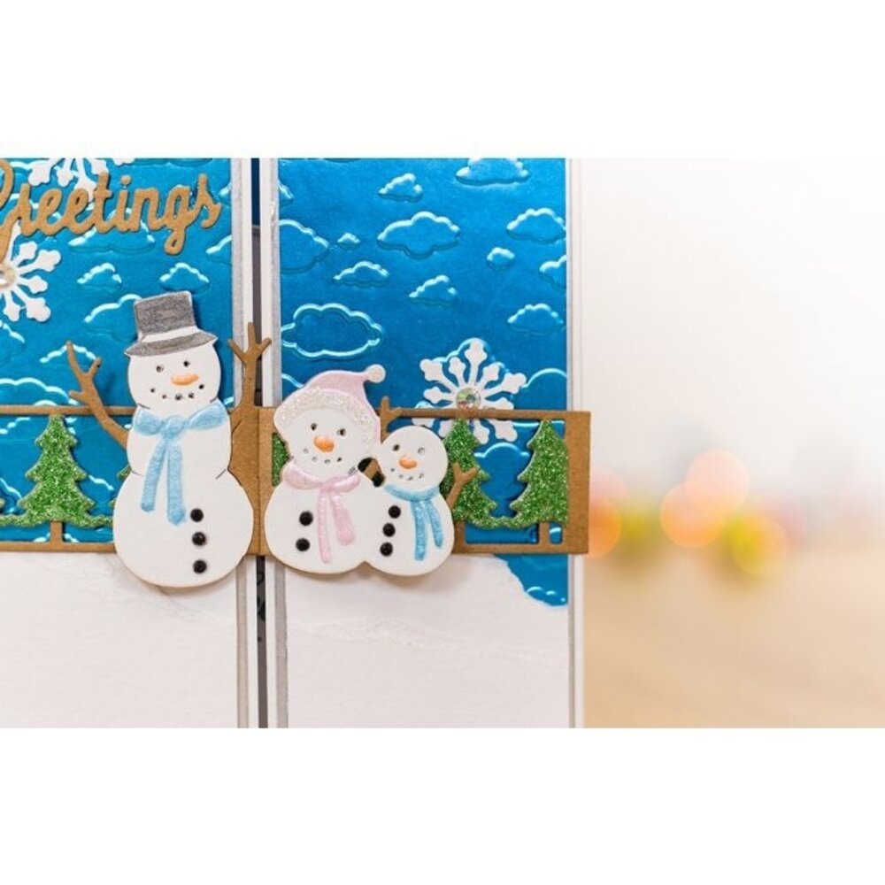 Gemini Snow Family Papercraft Die (GEM-MD-ELE-SNFA) Gemini Snow Family Papercraft Die (GEM-MD-ELE-SNFA)