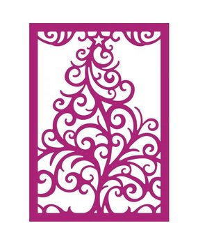 Gemini Swirling Tree Papercraft Die (GEM-MD-CAD-SWTR-A6) Gemini Swirling Tree Papercraft Die (GEM-MD-CAD-SWTR-A6)