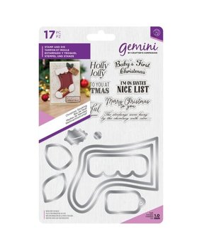 Gemini Christmas Stocking Stamp & Die (GEM-STD-CHST)
