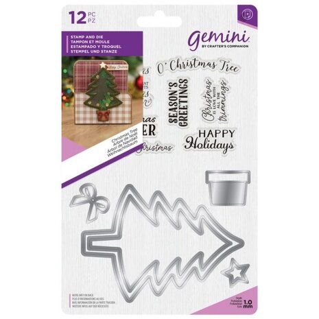 Gemini Christmas Tree Stamp & Die (GEM-STD-CTRE) Gemini Christmas Tree Stamp & Die (GEM-STD-CTRE)