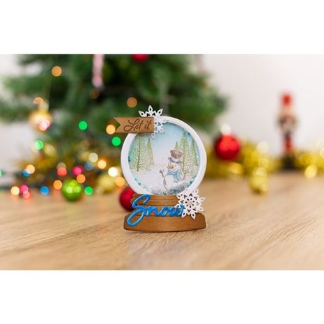 Gemini Snow Globe Stamp & Die (GEM-STD-SNGL)