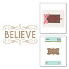 Spellbinders Believe Hot Foil Plate (GLP-052) Spellbinders Believe Hot Foil Plate (GLP-052)